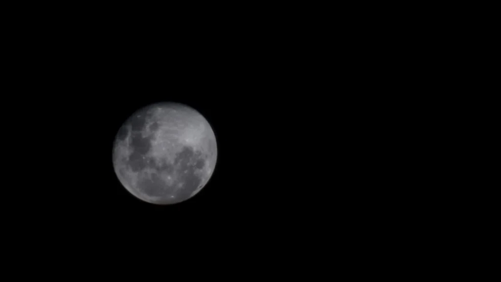 Silver full moon